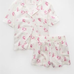 AE Snoopy Western Cotton Gauze PJ Set